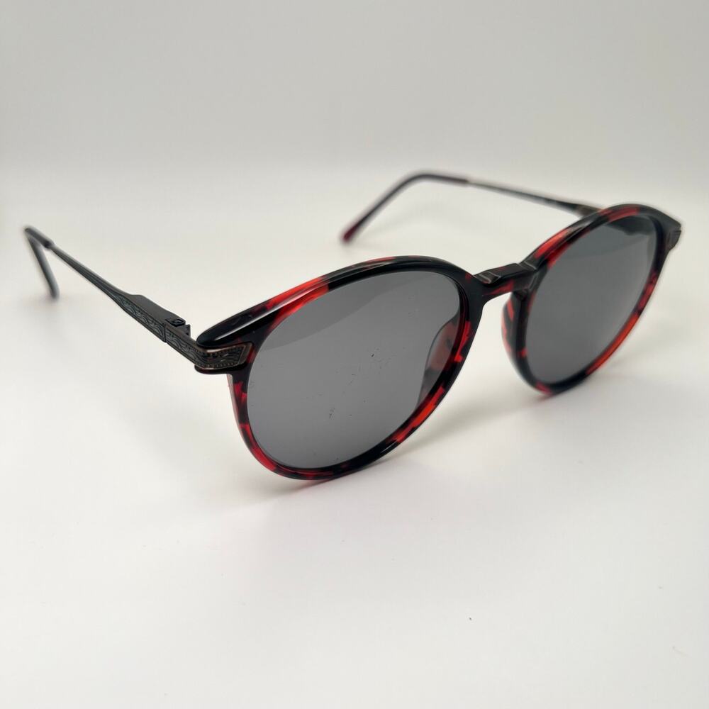 Safilo Team 489 07X Elasta Sunglasses Red Tortoise 53-19-140 Frame Italy